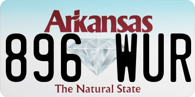 AR license plate 896WUR