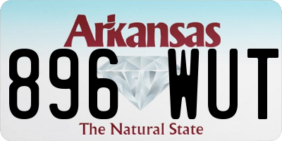 AR license plate 896WUT