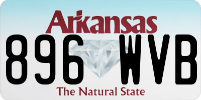AR license plate 896WVB