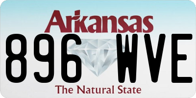AR license plate 896WVE