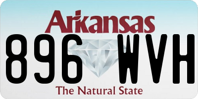 AR license plate 896WVH
