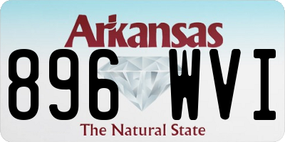 AR license plate 896WVI
