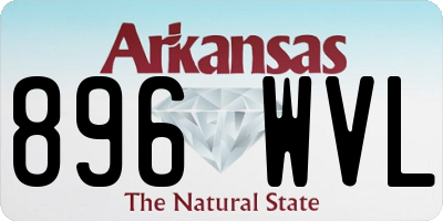 AR license plate 896WVL