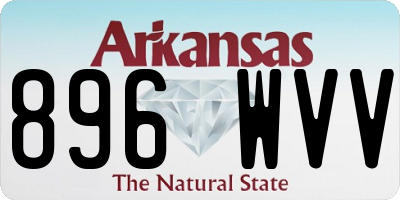 AR license plate 896WVV
