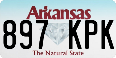 AR license plate 897KPK