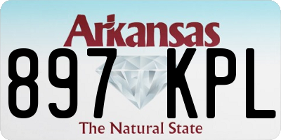 AR license plate 897KPL