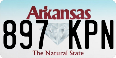 AR license plate 897KPN