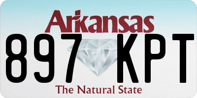 AR license plate 897KPT