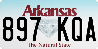 AR license plate 897KQA