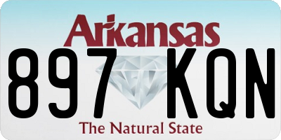 AR license plate 897KQN