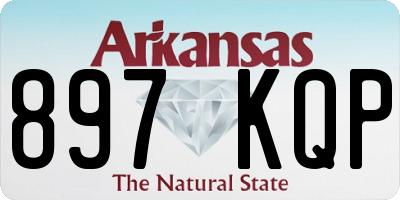 AR license plate 897KQP