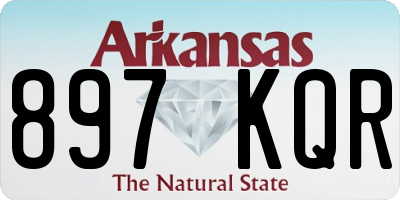 AR license plate 897KQR