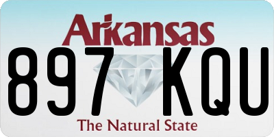 AR license plate 897KQU