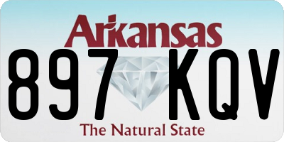 AR license plate 897KQV