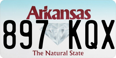 AR license plate 897KQX