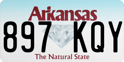 AR license plate 897KQY