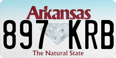 AR license plate 897KRB
