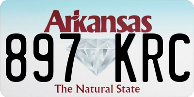 AR license plate 897KRC