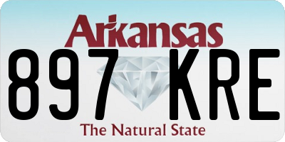 AR license plate 897KRE