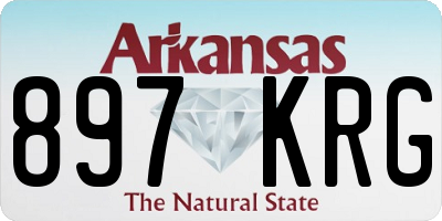 AR license plate 897KRG
