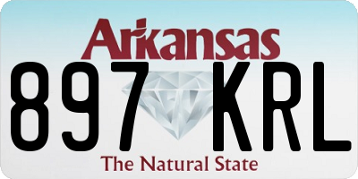AR license plate 897KRL