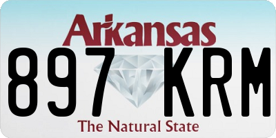 AR license plate 897KRM