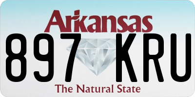 AR license plate 897KRU