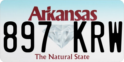 AR license plate 897KRW