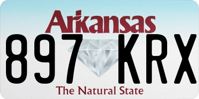 AR license plate 897KRX