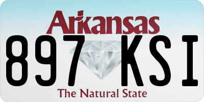 AR license plate 897KSI