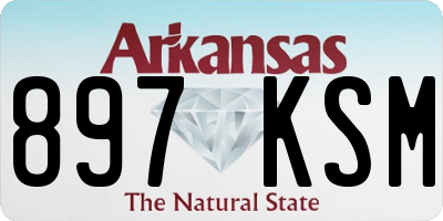 AR license plate 897KSM