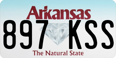 AR license plate 897KSS