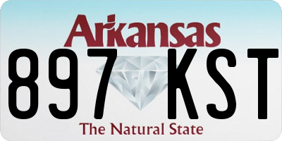 AR license plate 897KST