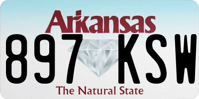 AR license plate 897KSW