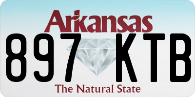 AR license plate 897KTB