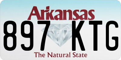 AR license plate 897KTG