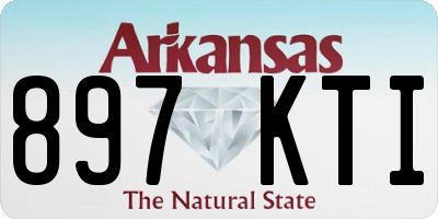 AR license plate 897KTI