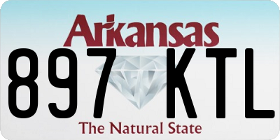 AR license plate 897KTL