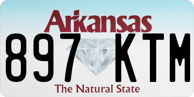 AR license plate 897KTM