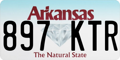 AR license plate 897KTR