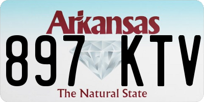 AR license plate 897KTV