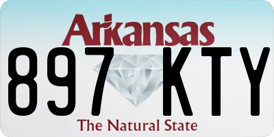 AR license plate 897KTY