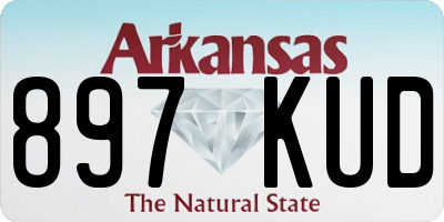 AR license plate 897KUD