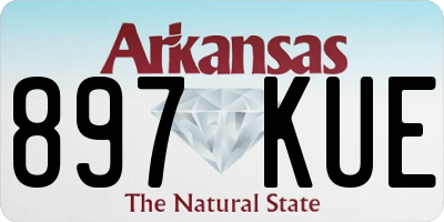 AR license plate 897KUE