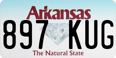 AR license plate 897KUG