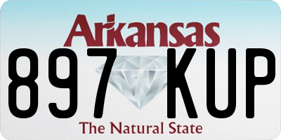 AR license plate 897KUP