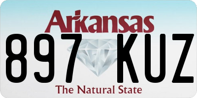 AR license plate 897KUZ