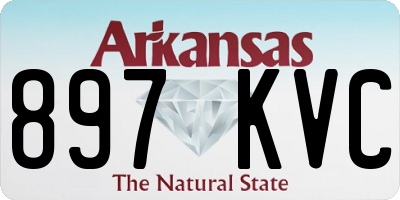 AR license plate 897KVC