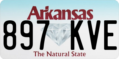AR license plate 897KVE
