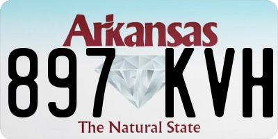 AR license plate 897KVH